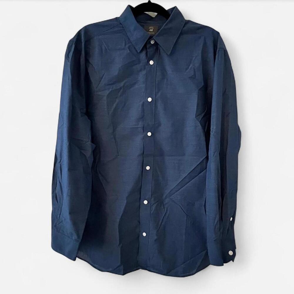 H&M Men's Blue Shirt